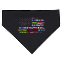 National Hispanic Heritage Month Front And Back USA-Made Doggie Bandana