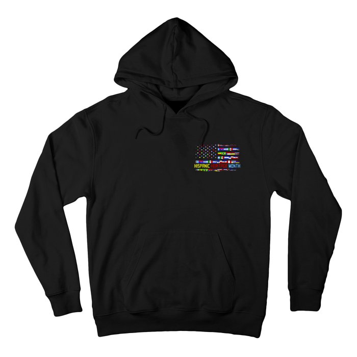 National Hispanic Heritage Month Front And Back Hoodie