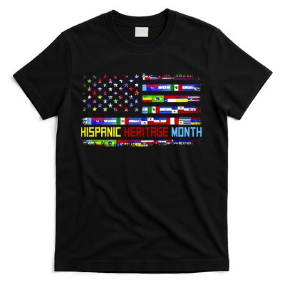 National Hispanic Heritage Month Front And Back T-Shirt