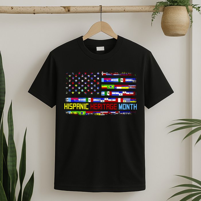 National Hispanic Heritage Month Front And Back T-Shirt