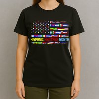 National Hispanic Heritage Month Front And Back T-Shirt