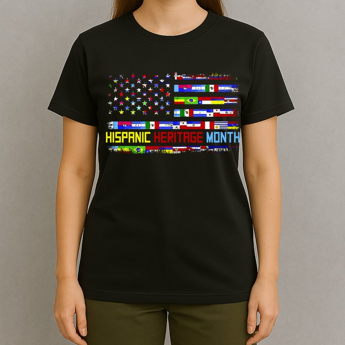 National Hispanic Heritage Month Front And Back T-Shirt