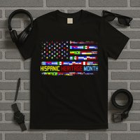 National Hispanic Heritage Month Front And Back T-Shirt
