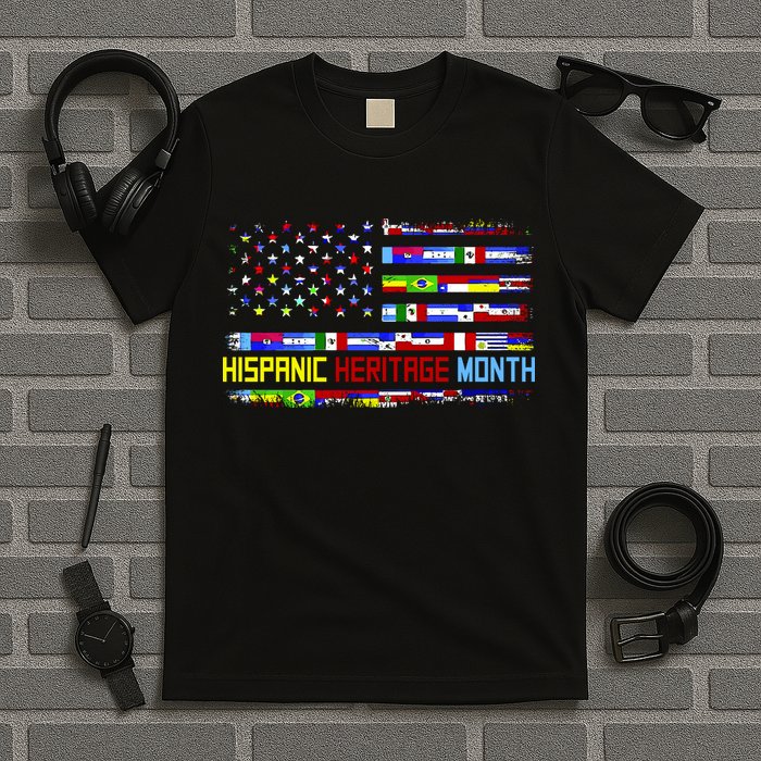 National Hispanic Heritage Month Front And Back T-Shirt