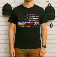 National Hispanic Heritage Month Front And Back T-Shirt