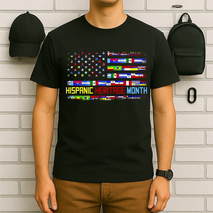 National Hispanic Heritage Month Front And Back T-Shirt