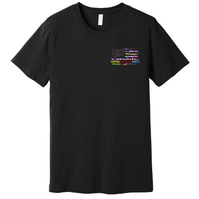 National Hispanic Heritage Month Front And Back Premium T-Shirt