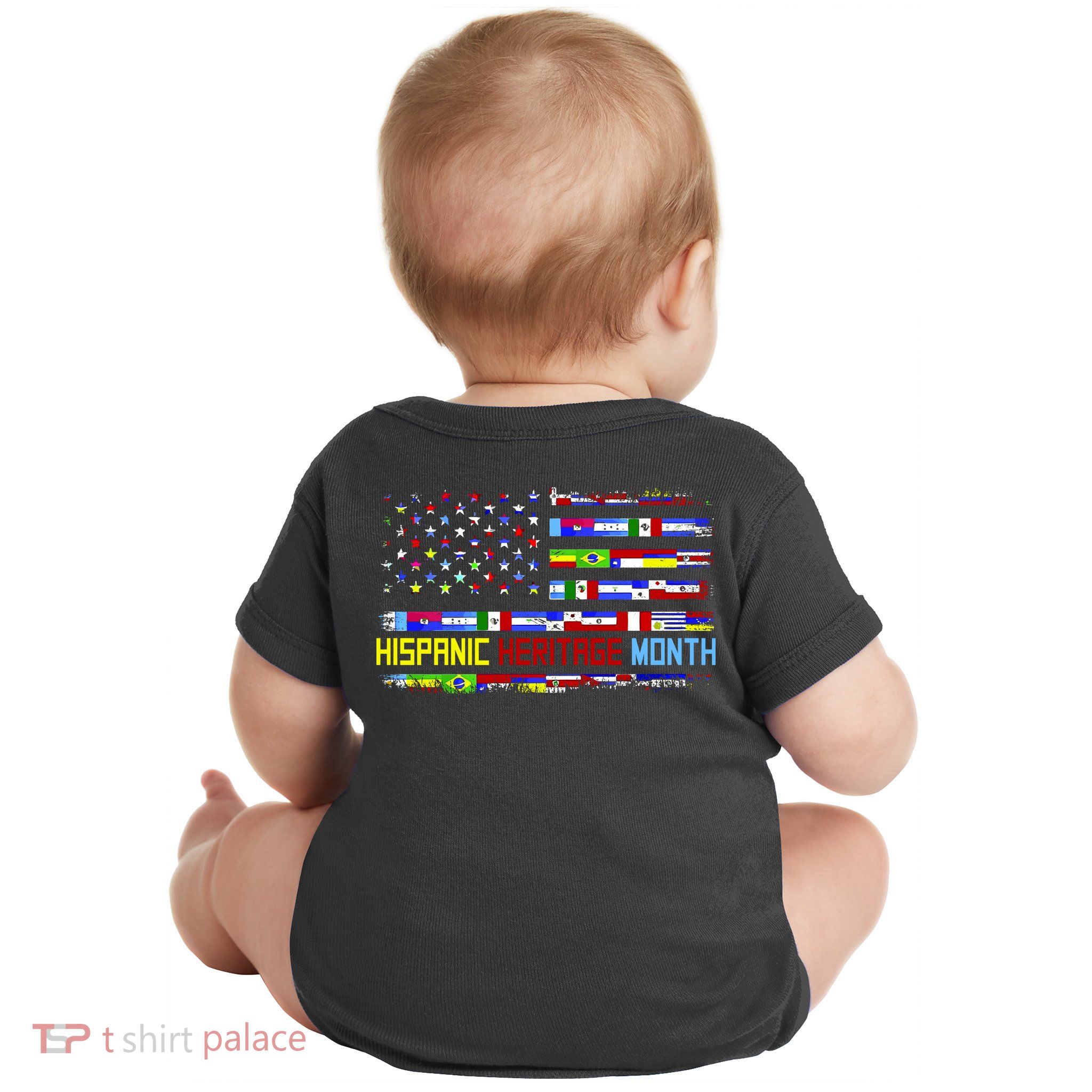 National Hispanic Heritage Month Front And Back Baby Bodysuit