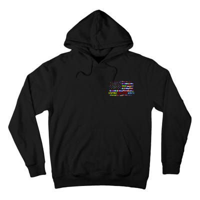 National Hispanic Heritage Month Front And Back Tall Hoodie