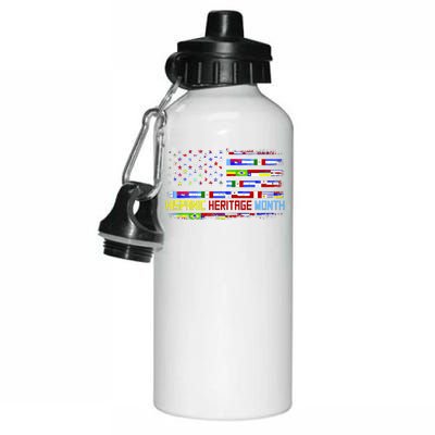 National Hispanic Heritage Month Front And Back Aluminum Water Bottle