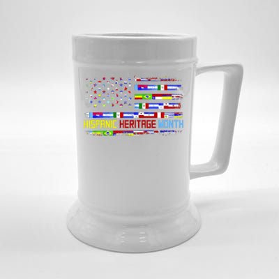 National Hispanic Heritage Month Front And Back Beer Stein