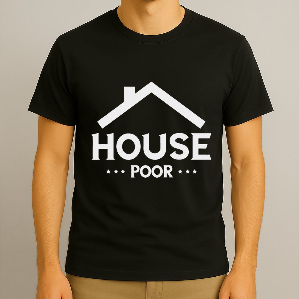 New House House Poor Homeowner New Home Housewarming T-Shirt