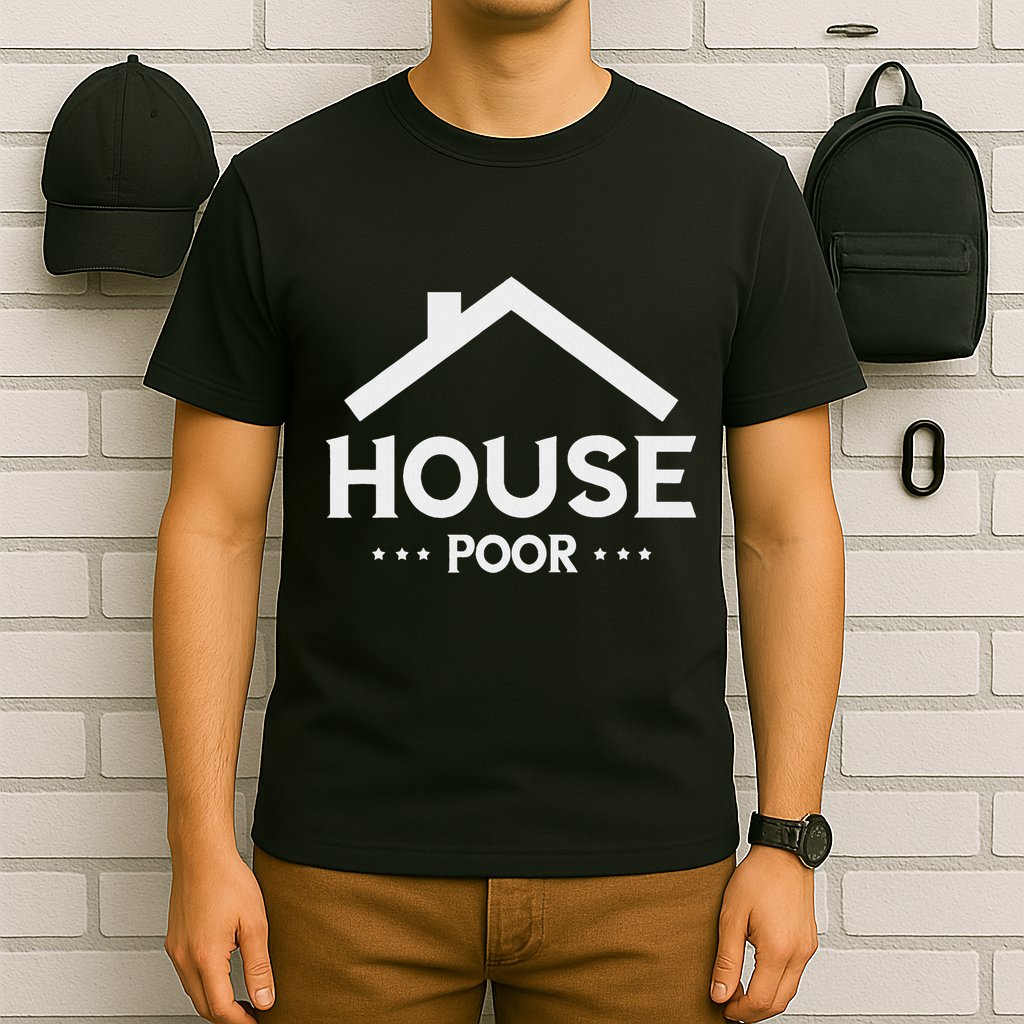 New House House Poor Homeowner New Home Housewarming T-Shirt