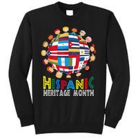 National Hispanic Heritage Month Children Latin Flags Gift Tall Sweatshirt