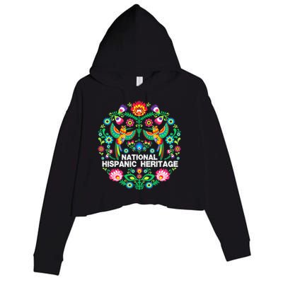 National Hispanic Heritage Month Crop Fleece Hoodie