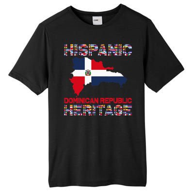 National Hispanic Heritage Month Dominican Republic Flag Tall Fusion ChromaSoft Performance T-Shirt