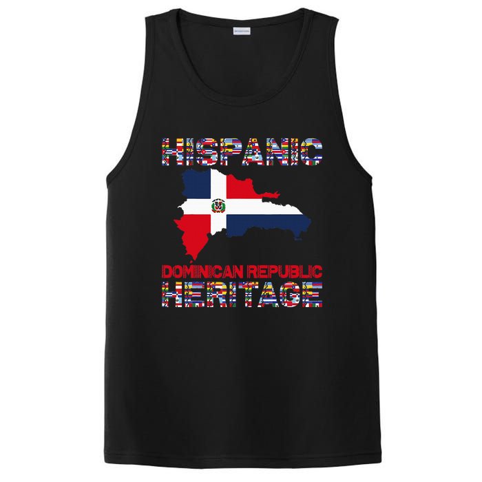 National Hispanic Heritage Month Dominican Republic Flag PosiCharge Competitor Tank