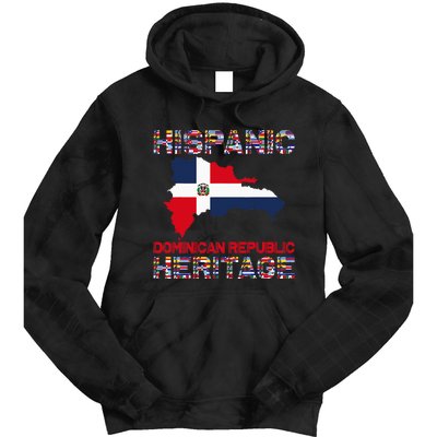 National Hispanic Heritage Month Dominican Republic Flag Tie Dye Hoodie