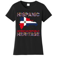 National Hispanic Heritage Month Dominican Republic Flag Women's T-Shirt