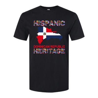 National Hispanic Heritage Month Dominican Republic Flag Softstyle CVC T-Shirt