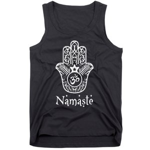 Namaste Hand Hamsa Yoga Hinduism Vedas Ohm Tank Top