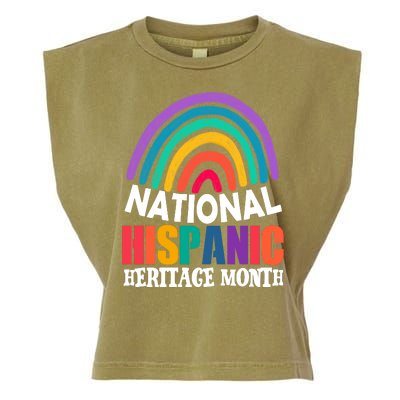 National Hispanic Heritage Month Rainbow Garment-Dyed Women's Muscle Tee