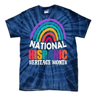 National Hispanic Heritage Month Rainbow Tie-Dye T-Shirt