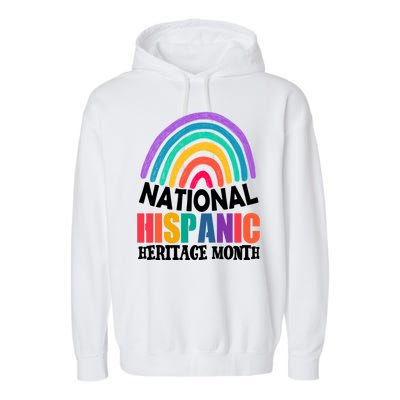 National Hispanic Heritage Month Rainbow Garment-Dyed Fleece Hoodie