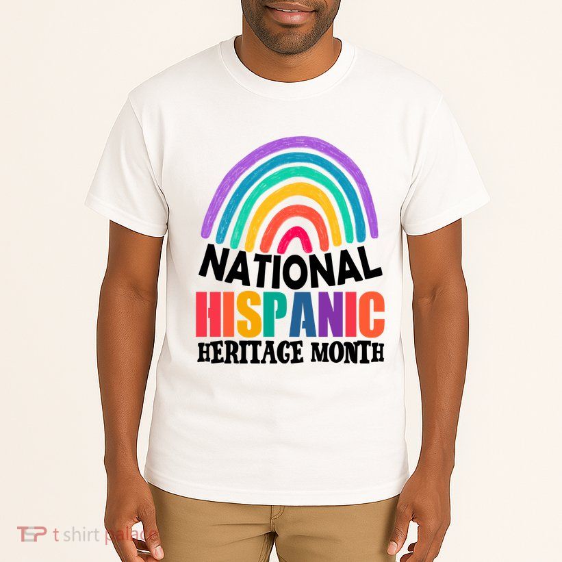 National Hispanic Heritage Month Rainbow Tall T-Shirt