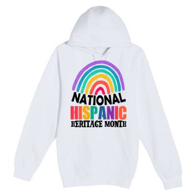 National Hispanic Heritage Month Rainbow Premium Pullover Hoodie