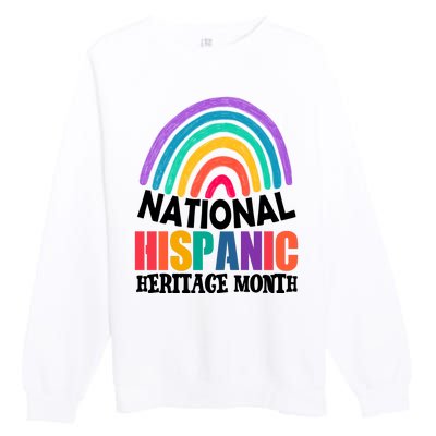 National Hispanic Heritage Month Rainbow Premium Crewneck Sweatshirt