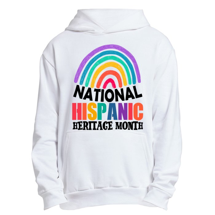 National Hispanic Heritage Month Rainbow Urban Pullover Hoodie