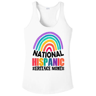 National Hispanic Heritage Month Rainbow Ladies PosiCharge Competitor Racerback Tank