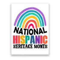 National Hispanic Heritage Month Rainbow Poster