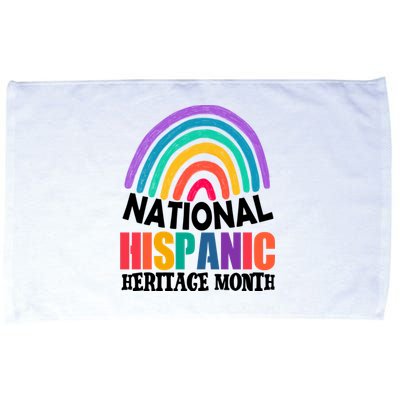 National Hispanic Heritage Month Rainbow Microfiber Hand Towel