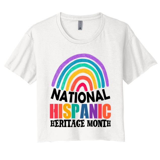 National Hispanic Heritage Month Rainbow Crop Top