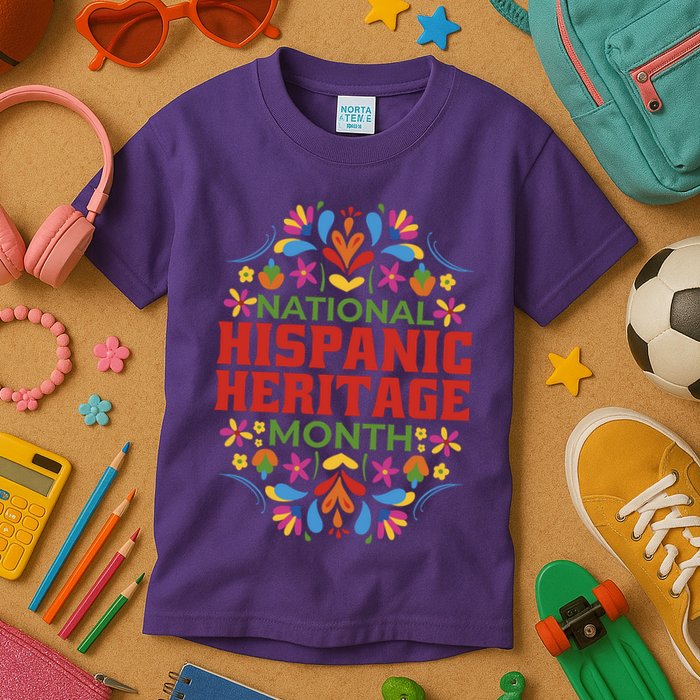 National Hispanic Heritage Month Kids T-Shirt