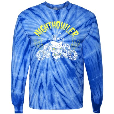 Night Howler Horror Tie-Dye Long Sleeve Shirt