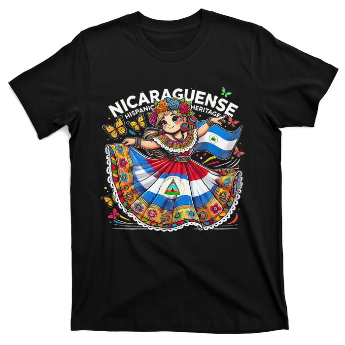 Nicaragua Hispanic Heritage Month Celebration Gift T-Shirt