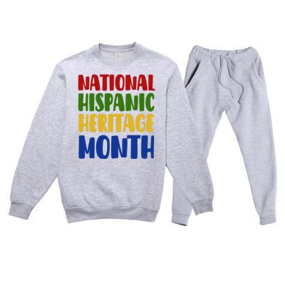 National Hispanic Heritage Month Premium Crewneck Sweatsuit Set