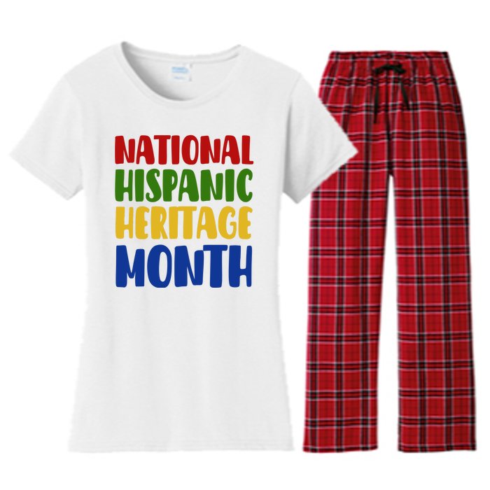 National Hispanic Heritage Month Women's Flannel Pajama Set