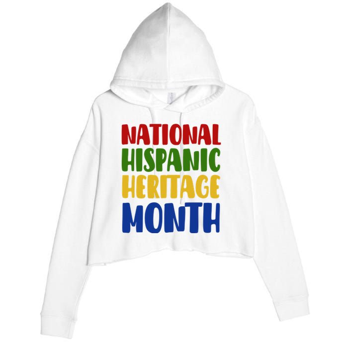 National Hispanic Heritage Month Crop Fleece Hoodie