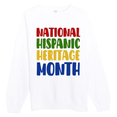 National Hispanic Heritage Month Premium Crewneck Sweatshirt