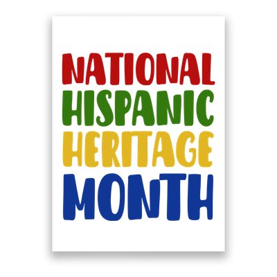 National Hispanic Heritage Month Poster