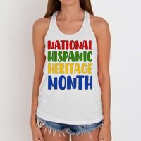 National Hispanic Heritage Month Women's Knotted Racerback Tank