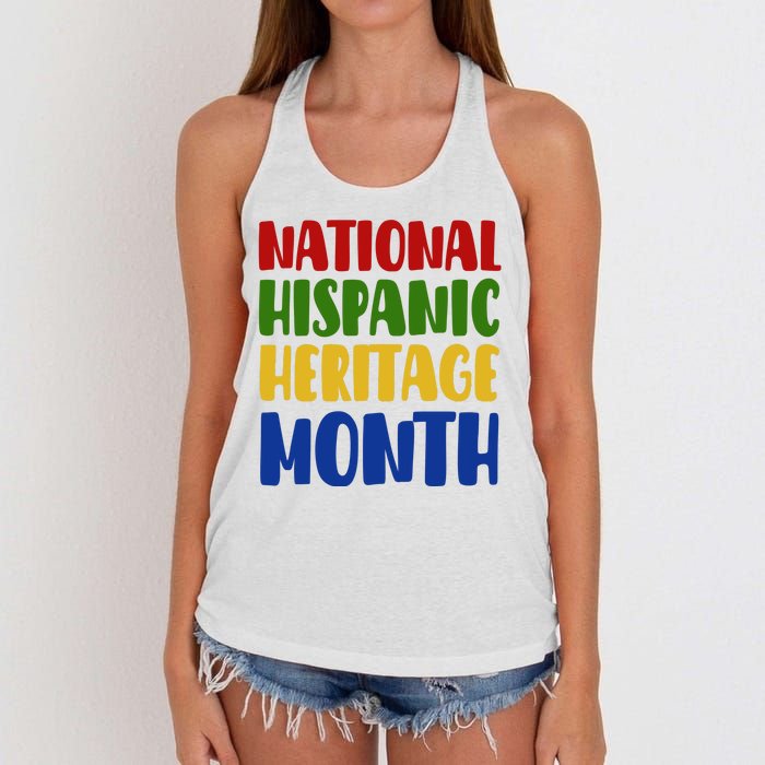 National Hispanic Heritage Month Women's Knotted Racerback Tank