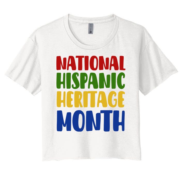 National Hispanic Heritage Month Women's Crop Top Tee