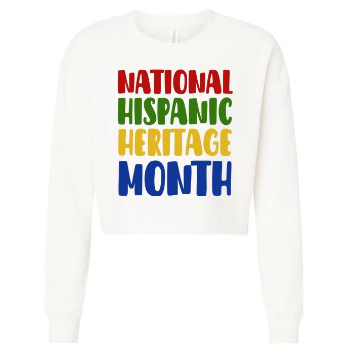 National Hispanic Heritage Month Cropped Pullover Crew