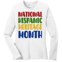 National Hispanic Heritage Month Ladies Long Sleeve Shirt