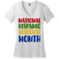 National Hispanic Heritage Month Women's V-Neck T-Shirt